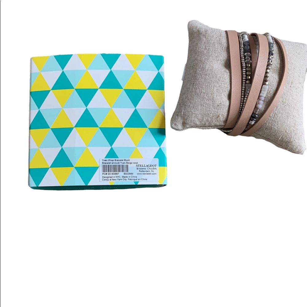 Stella & Dot Yves Wrap Bracelet - Blush - Picture 3 of 4
